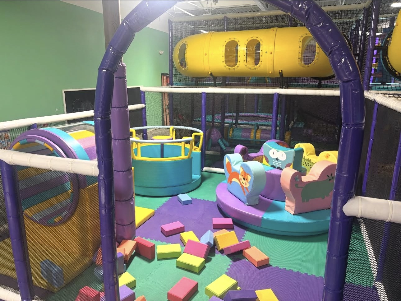 Active Play Zone - Open space for free play and group activities.